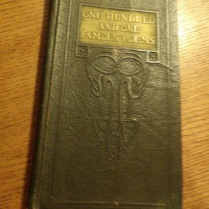 1929 Book - "One Hundred and One Famous Poems"